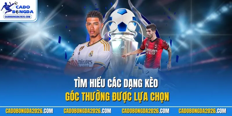 Tìm hiểu các dạng kèo góc thường được lựa chọn